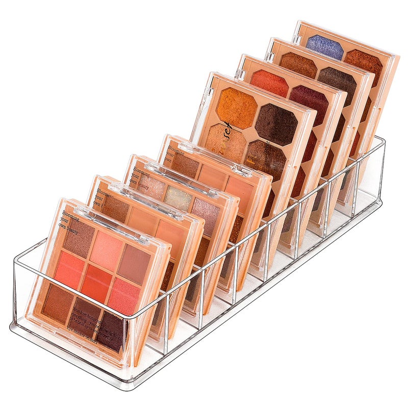 JessLab Acrylic Organizer, 8 Cube Sections Makeup Organizer for Drawer, Makeup Organizer for Vanity, Countertop, Bathroom, Kitchen and Cabinet Storage - Image 1